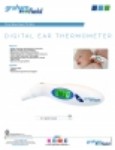 Product Sheet - Digital Ear Thermometer